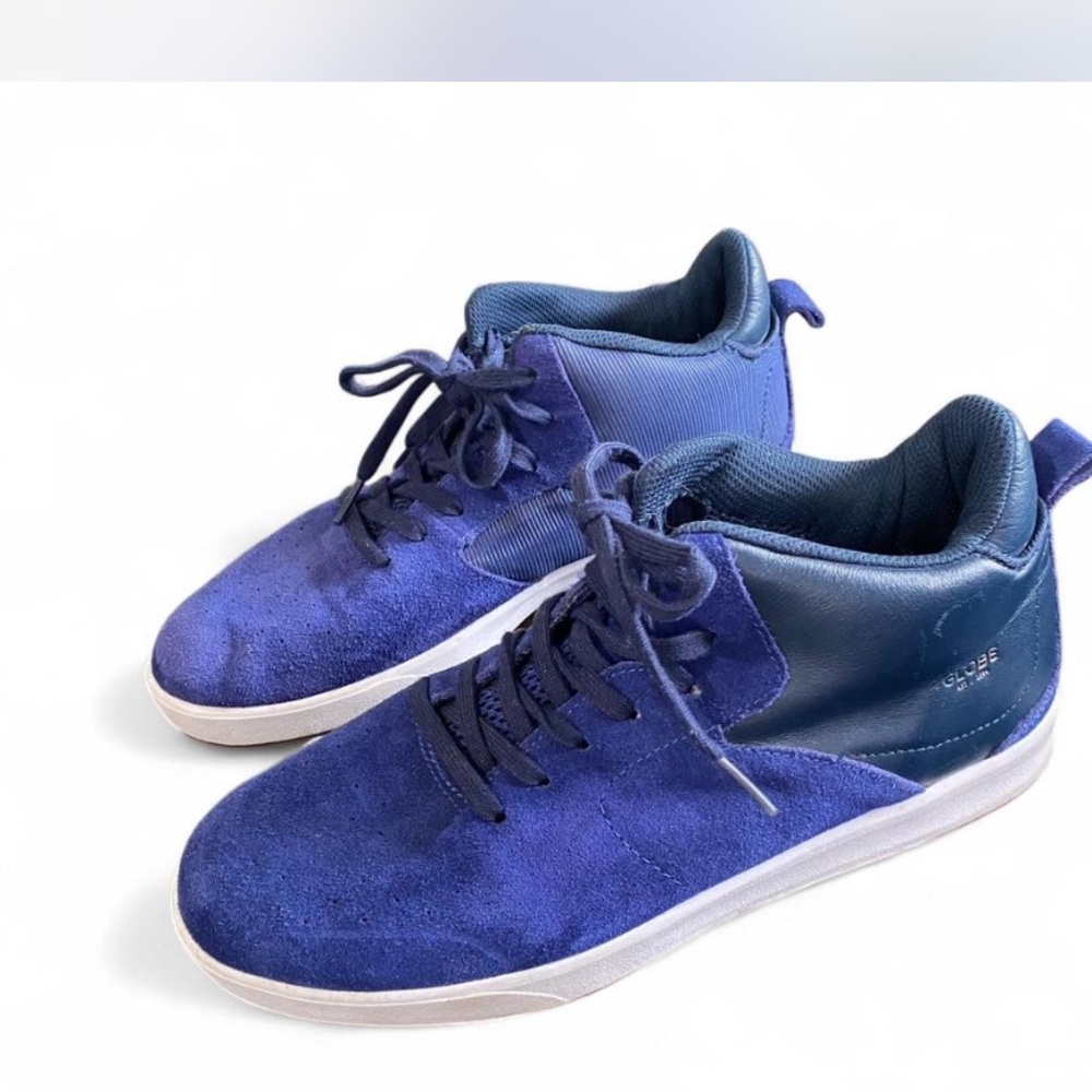 Globe‎ Abyss Blue High-Top Sneakers Skate Shoes Size 9.5